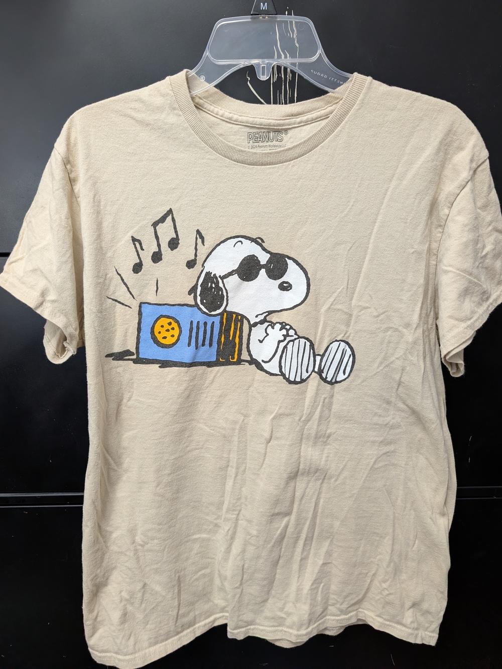 Peanuts Snoopy Graphic Tee - Cream